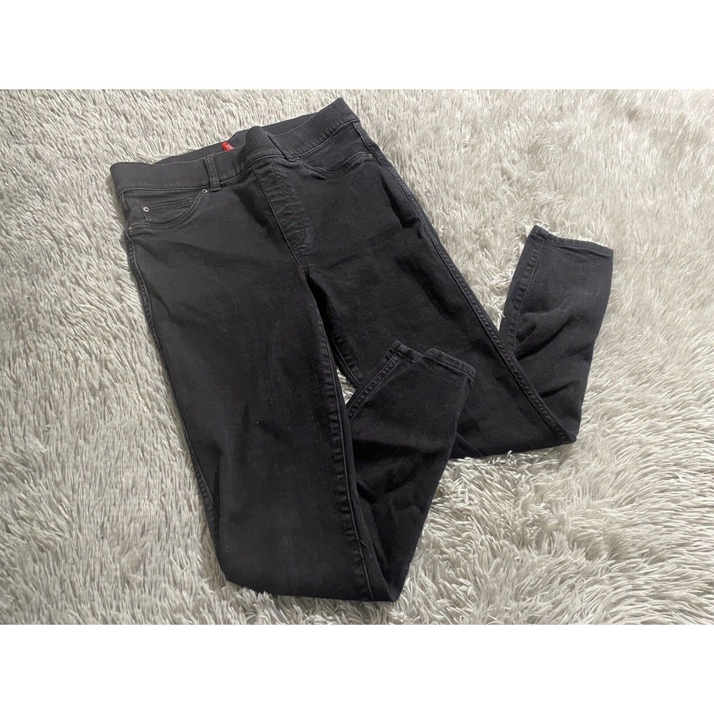 Spanx Jeans Womens Medium Gray Ankle Skinny Jean-ish Slimming Tummy Control